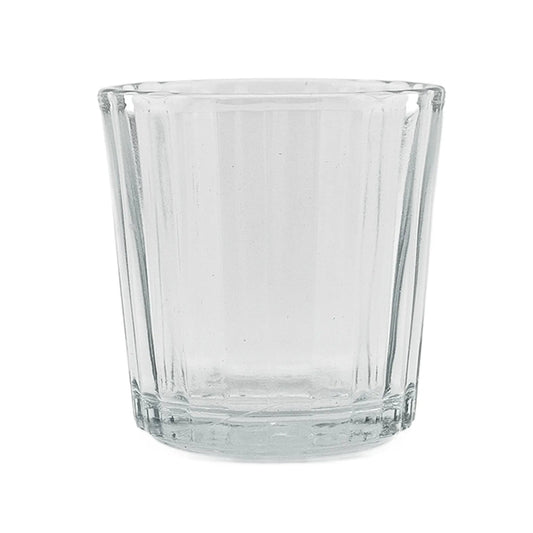 85ml - Veladora con Cruz - Vaso de vidrio para velas - Transparente - Candle Craft