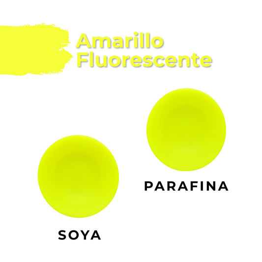 Colorante en Polvo Neón Fluorescente para Velas Alta Concentración – Color: Amarillo