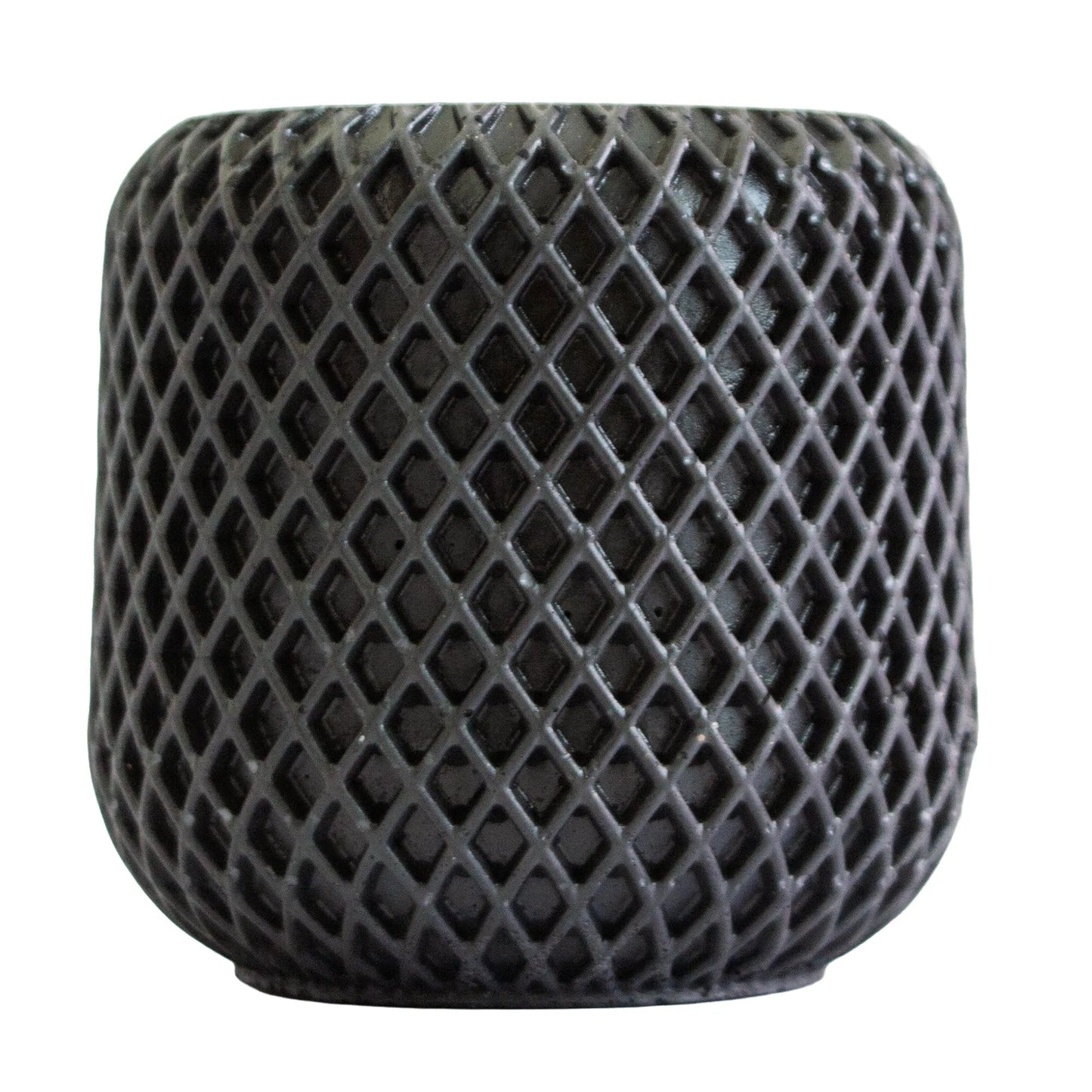 90ml - Carrara Vaso de Concreto para velas - Gris Oxford - Candle Craft