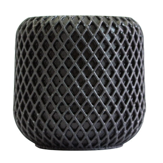 90ml - Carrara Vaso de Concreto para velas - Gris Oxford - Candle Craft