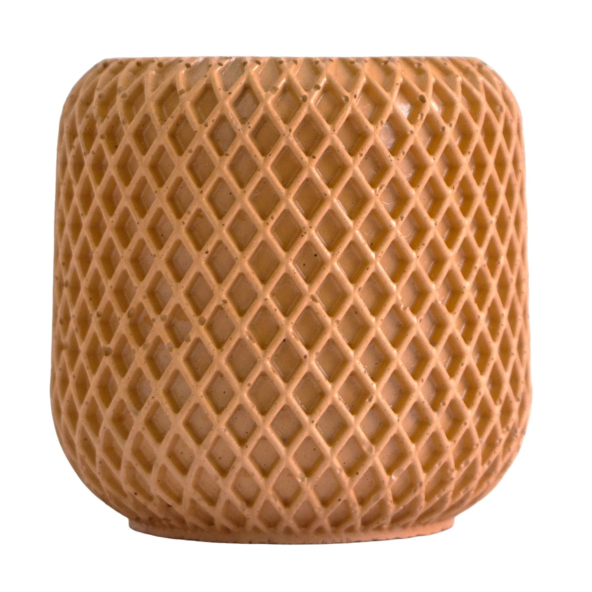 90ml - Carrara Vaso de Concreto para velas - Marrón / Café - Candle Craft