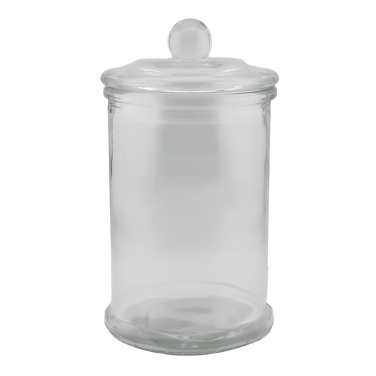 400ml - Oxford Vaso de vidrio para velas estilo columna cilíndrico - Transparente