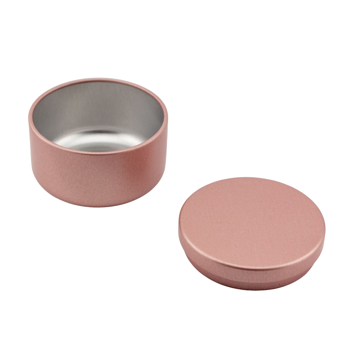 65ml - Tokio Lata de Aluminio Redondo para Velas - Oro Rosado - Rosa Champagne