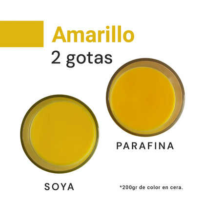 Colorante Líquido para Velas  – Ultra Concentración - Color: Amarillo