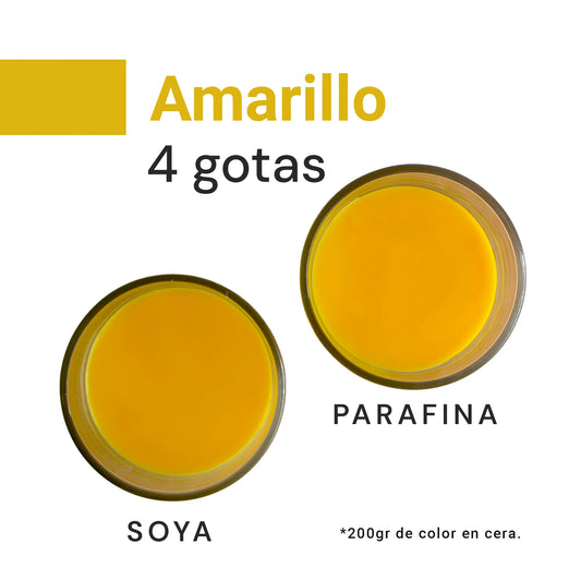 Colorante Líquido para Velas  – Ultra Concentración - Color: Amarillo