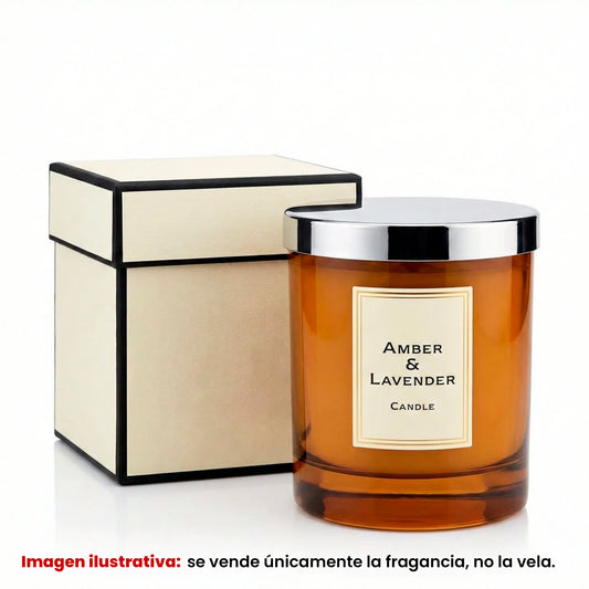 Fragancia Candle Craft - Amber & Lavender - Ámbar y Lavanda - Inspirada en Jo Malone®