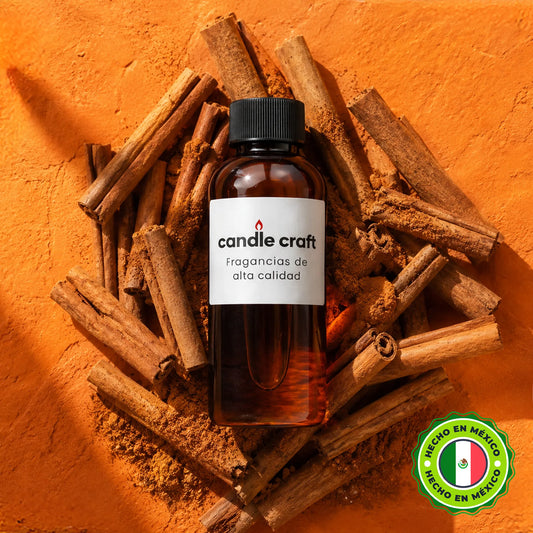 Fragancia Candle Craft - Canela Dorada - Esencia para Velas Jabones Difusores y Más - Hecho en México