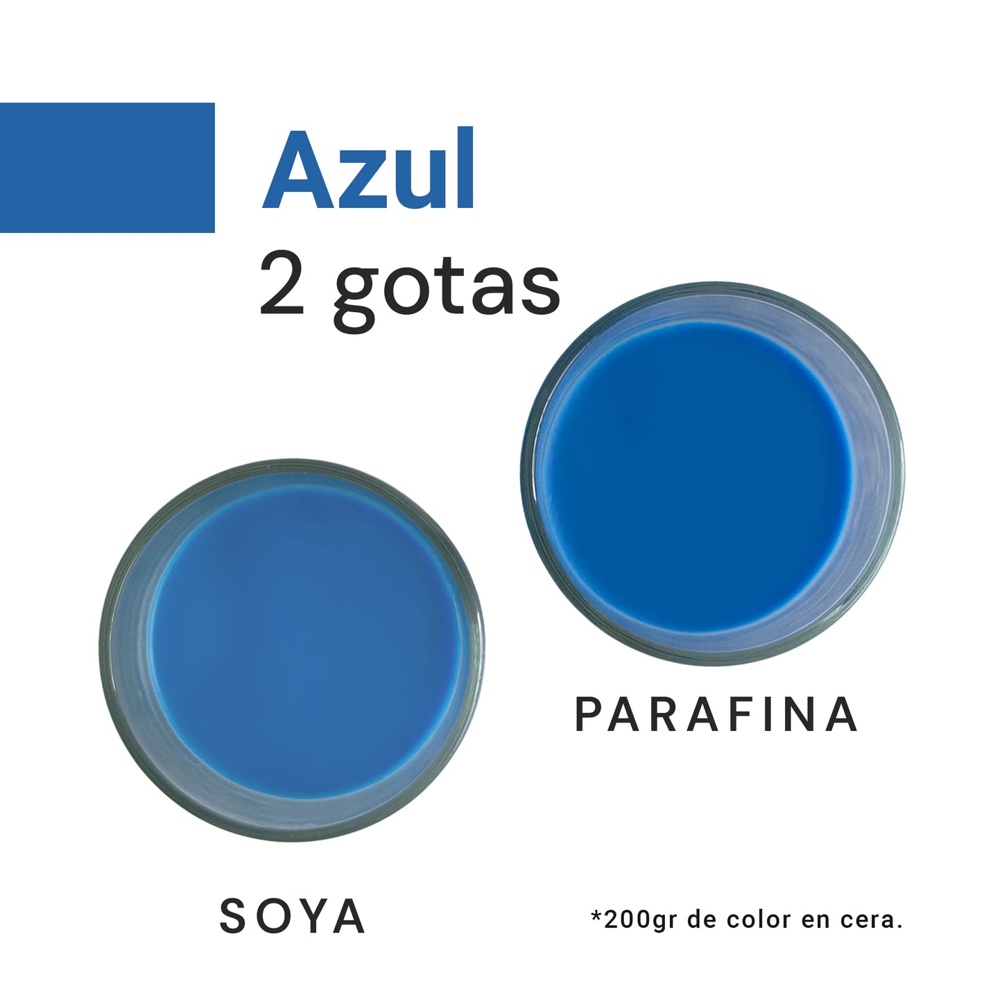 Colorante Líquido para Velas  – Ultra Concentración - Color: Azul