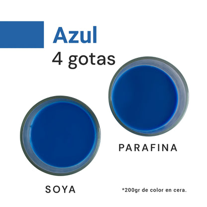 Colorante Líquido para Velas  – Ultra Concentración - Color: Azul