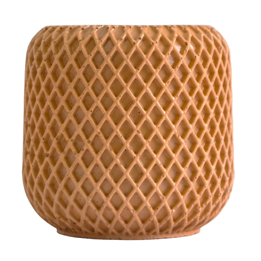 90ml - Carrara Vaso de Concreto para velas - Marrón / Café