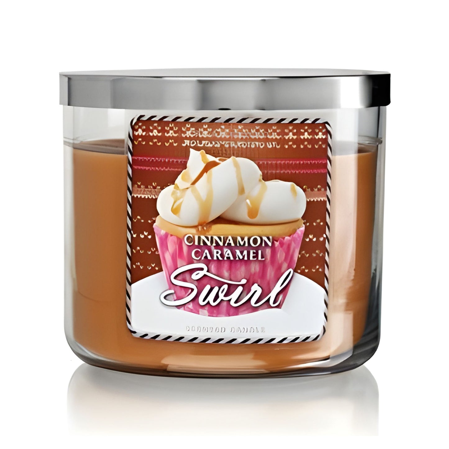 Fragancia Candle Craft - Cinnamon Caramel Swirl - Remolino de Canela y Caramelo - Inspirada en Bath & Body Works (BBW)® / White Barn®