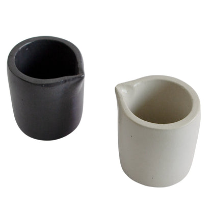 260ml - Carrara Vaso de Concreto para Velas de Masaje - Gris Oxford