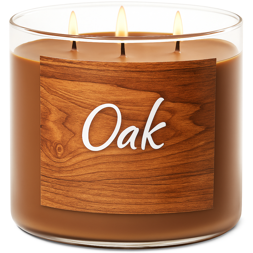Fragancia Candle Craft - Oak for Men - Roble para Hombre - Inspirada en Bath & Body Works®