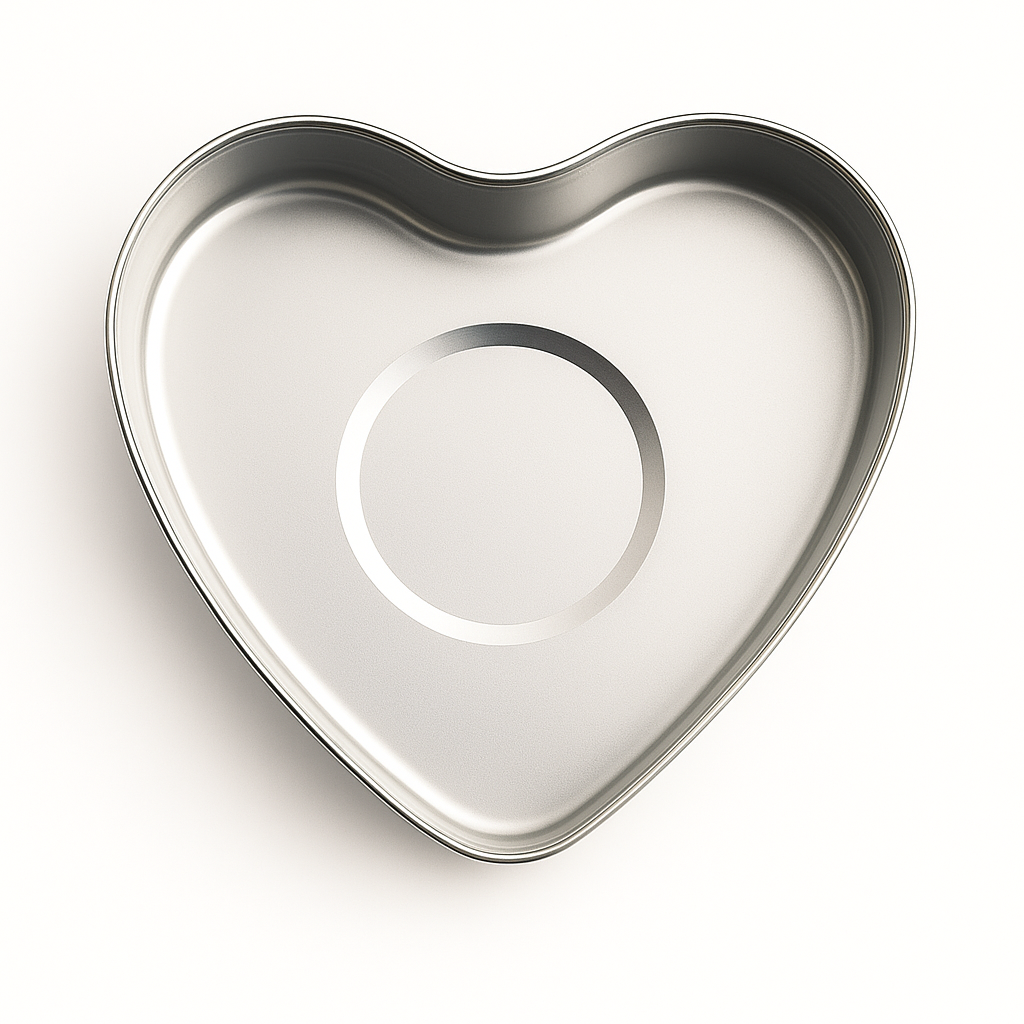 100pzas - Lata de Aluminio en Forma de Corazón para Velas de Té – Vasos para Velas Artesanales