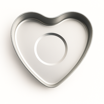 100pzas - Lata de Aluminio en Forma de Corazón para Velas de Té – Vasos para Velas Artesanales