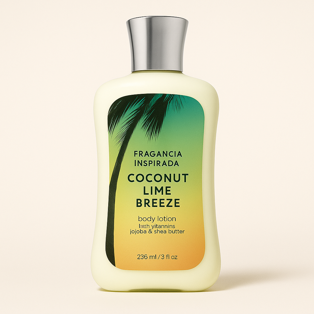 Fragancia Candle Craft - Coconut Lime Breeze - Brisa de Coco y Lima - Inspirada en Bath & Body Works (BBW)® / White Barn ®