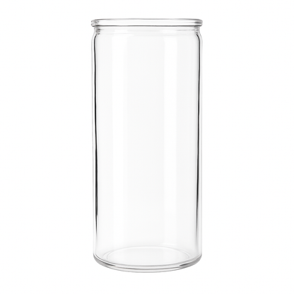 1500ml - Vaso para Veladora Jumbo - Vaso de vidrio para Velas - Transparente - Jumbo 1.5 Litros