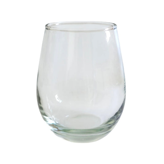300ml - Mónaco Vaso de vidrio Redondo para velas - Transparente