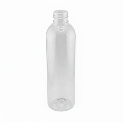 250ml Botella de Plástico PET - Rosca R-24 - Transparente