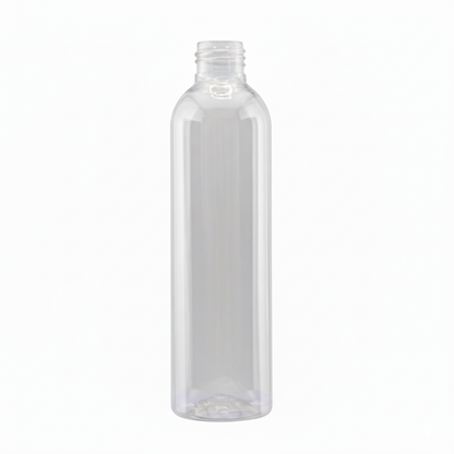 250ml Botella de Plástico PET - Rosca R-24 - Transparente