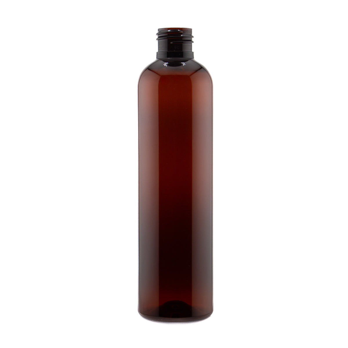 250ml Botella de Plástico PET - Rosca R-24 - Ámbar Transparente