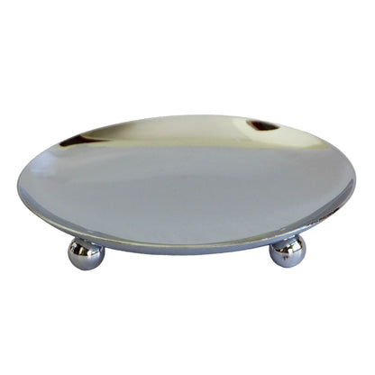 Platos para Velas de Aluminio Plata Metálico
