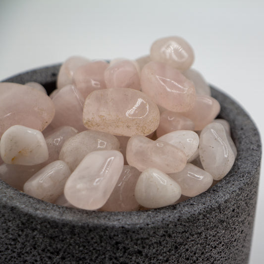 Cuarzo Ágata Rosa Pulido – Piedra de la Armonía y el Amor Propio para Velas y Decoración - Grado B