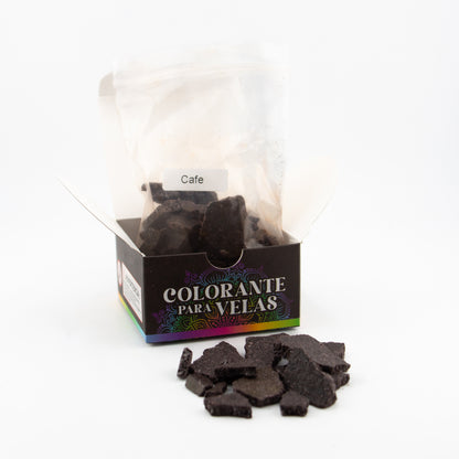 Colorante Sólido para Velas - Tinte en Escamas de Alta Concentración – Color: Café