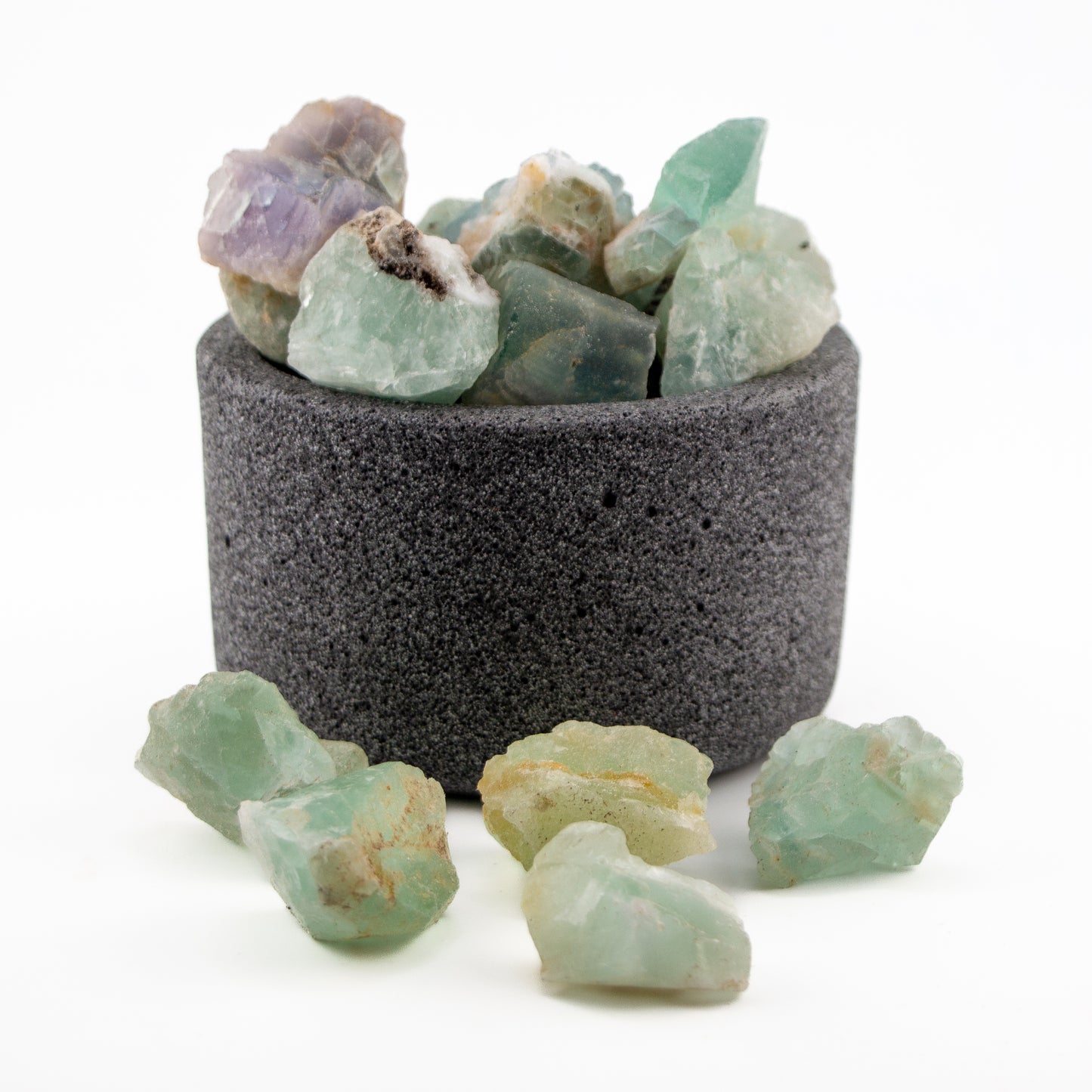 Fluorita Verde en Bruto – Piedra de Orden, Calma y Vibración Elevada para Proyectos Artesanales y Velas