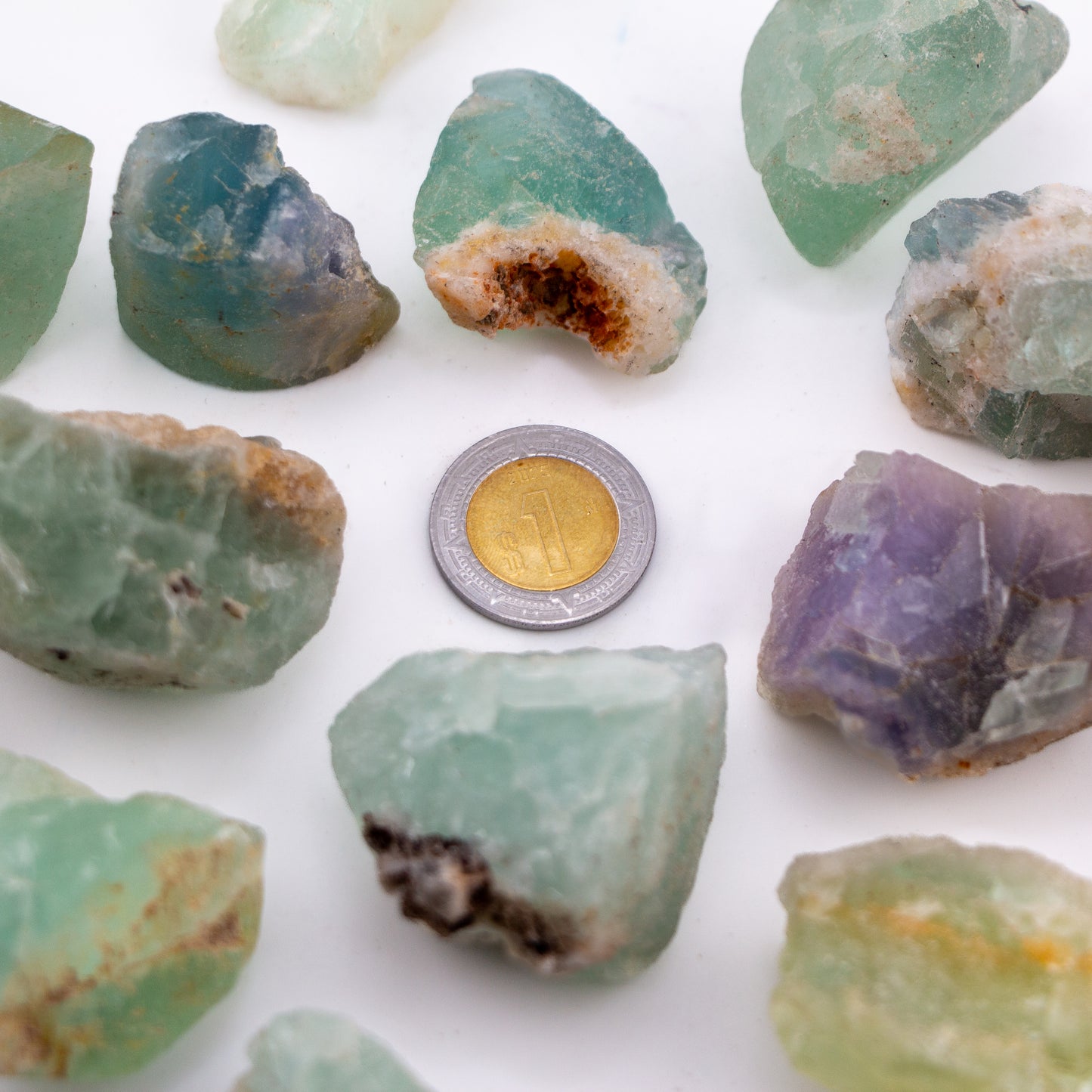 Fluorita Verde en Bruto – Piedra de Orden, Calma y Vibración Elevada para Proyectos Artesanales y Velas