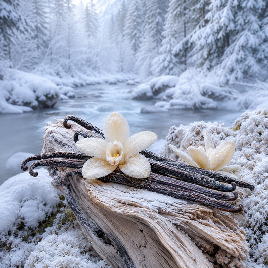 Fragancia Candle Craft - Iced Vanilla Woods - Bosque de Vainilla Helada - Inspirada en Bath & Body Works (BBW)® / White Barn ®