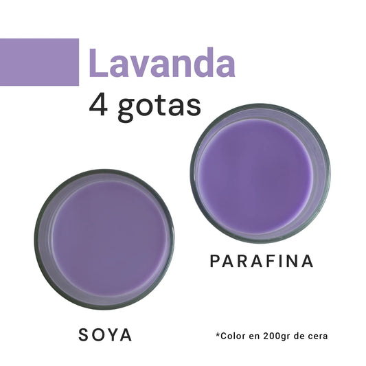 Colorante Líquido para Velas  – Ultra Concentración - Color: Lavanda