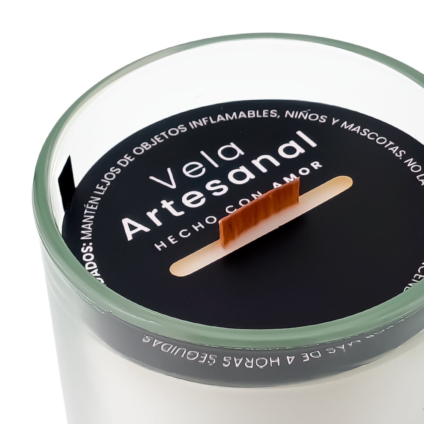 100 pzas Cubre Polvo para Velas - Dust Cover - Cartón - Negro / Tapa protectora para Velas -Talla XS (62mm)