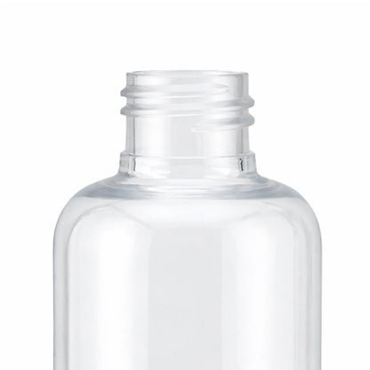 140ml Botella de Plástico Redondo PET - Rosca R-24 - Transparente