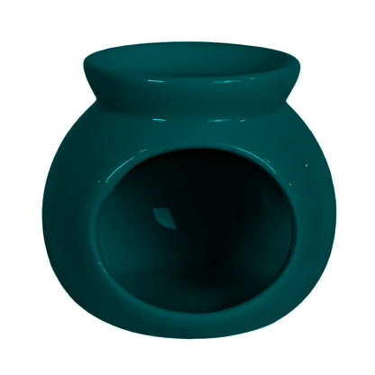 Quemador de Cera para Wax Melts  - Calentador de Cera Aromática de Cerámica - Azul Petróleo