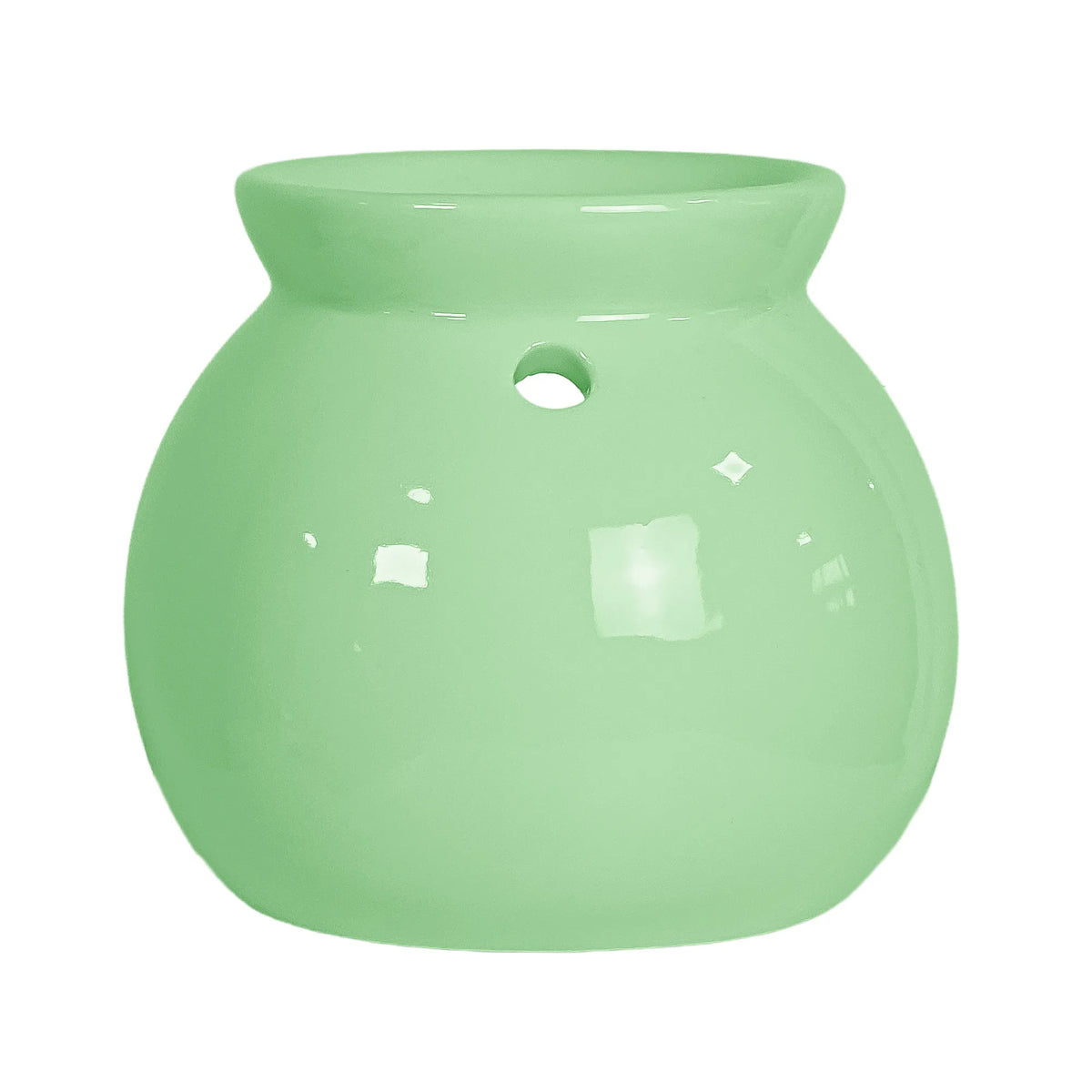 Quemador de Cera para Wax Melts  - Calentador de Cera Aromática de Cerámica - Verde Menta