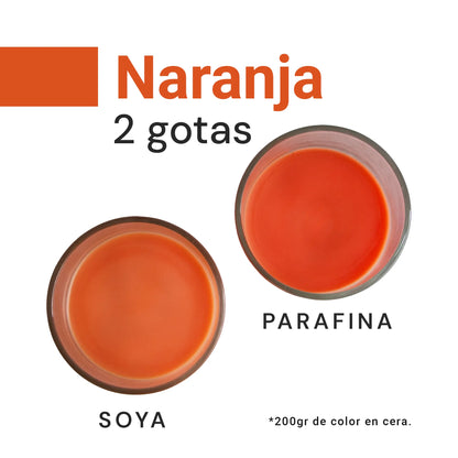 Colorante Líquido para Velas  – Ultra Concentración - Color: Naranja