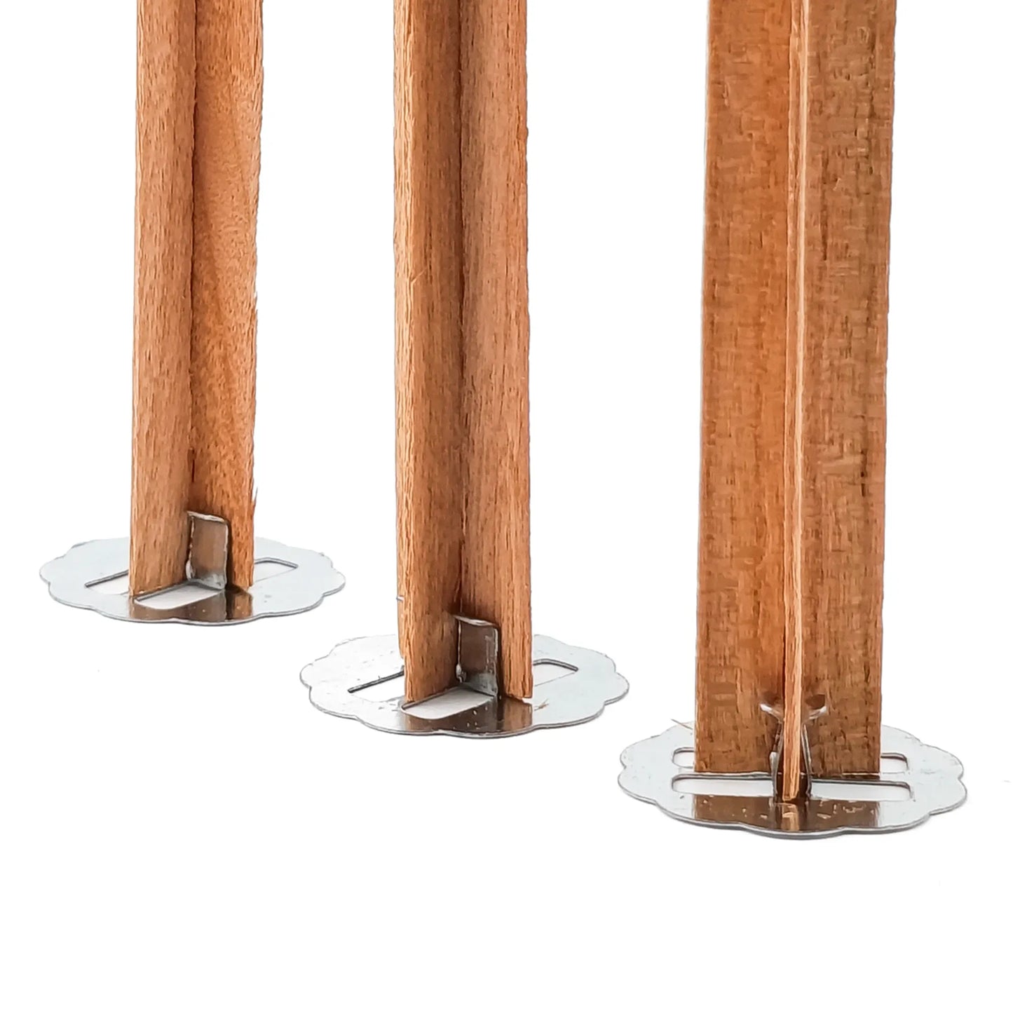 Pabilo de Madera para Velas - Forma Cruz 10×80 mm - Mecha de Madera con Fichas