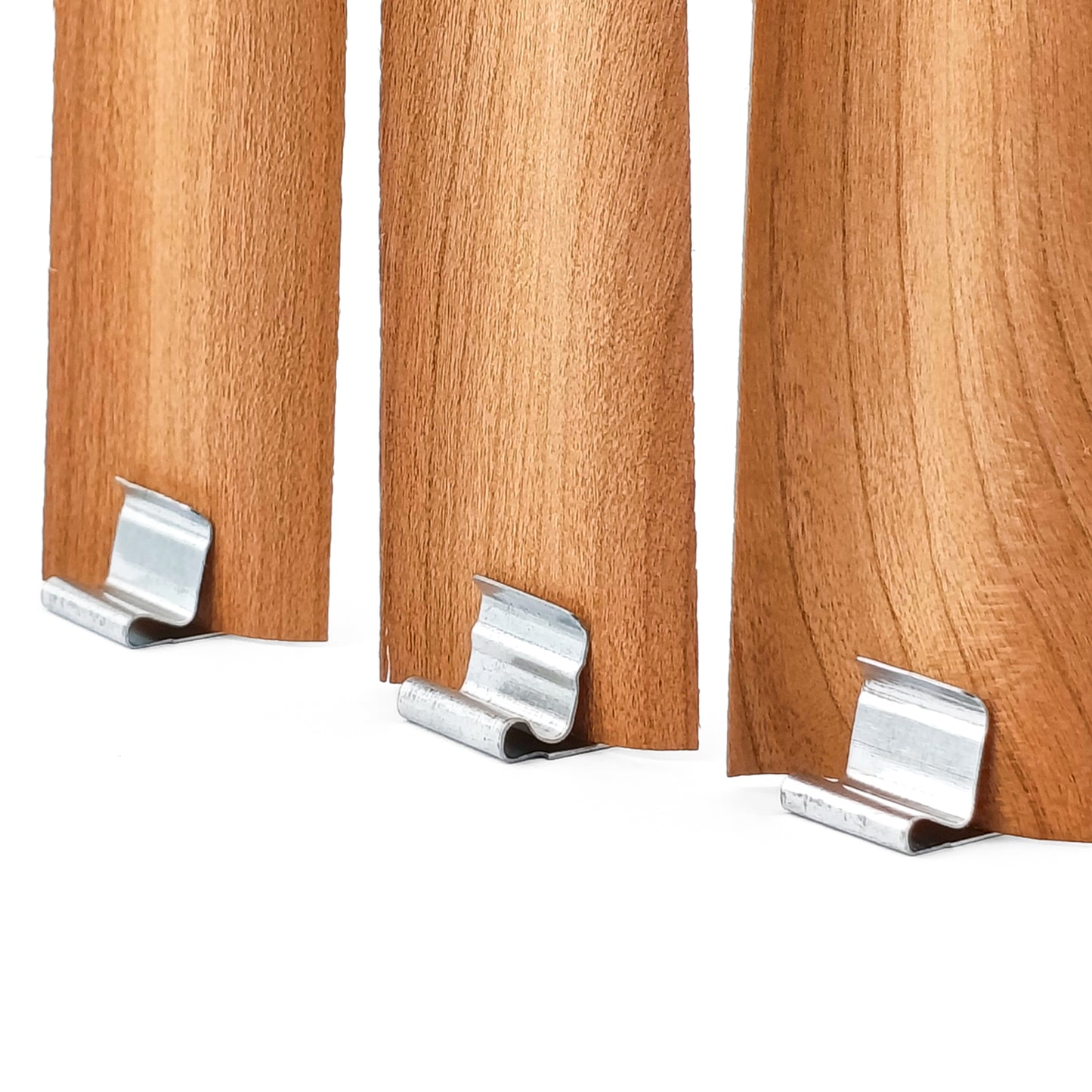 Pabilo de Madera para Velas - Curvos Ondulado Forma S - 30×120 mm - Mecha de Madera con Fichas