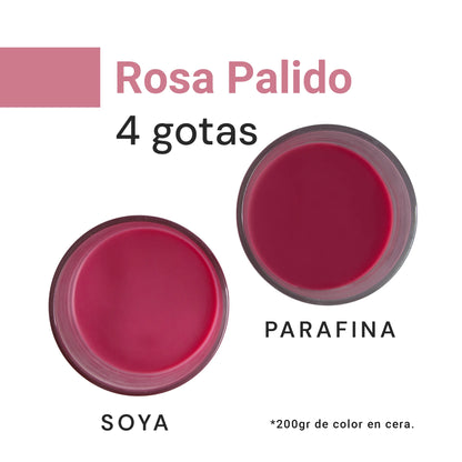 Colorante Líquido para Velas  – Ultra Concentración - Color: Rosa Pálido