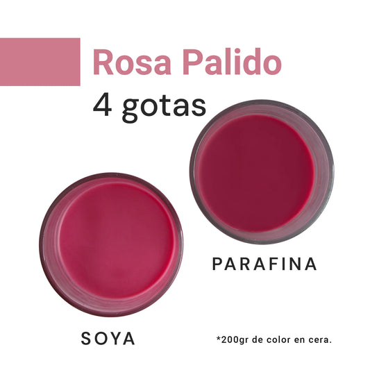 Colorante Líquido para Velas  – Ultra Concentración - Color: Rosa Pálido