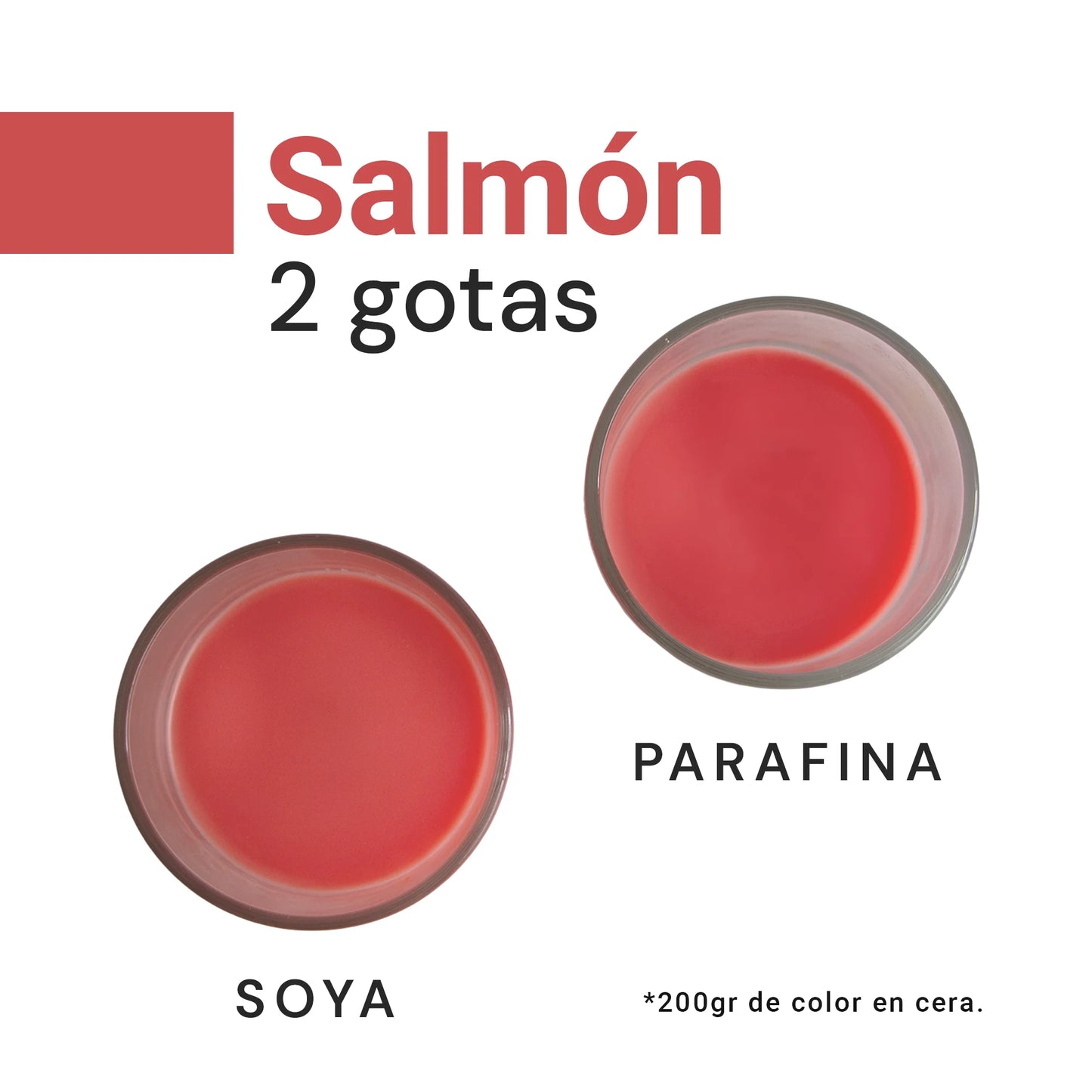 Colorante Líquido para Velas  – Ultra Concentración - Color: Salmón