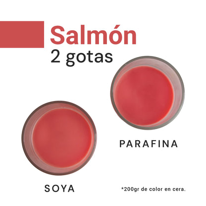Colorante Líquido para Velas  – Ultra Concentración - Color: Salmón