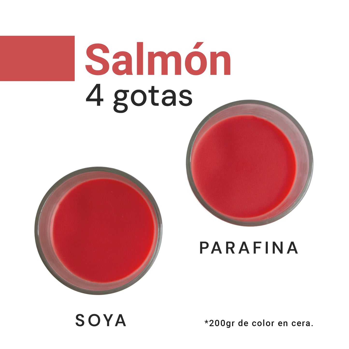 Colorante Líquido para Velas  – Ultra Concentración - Color: Salmón