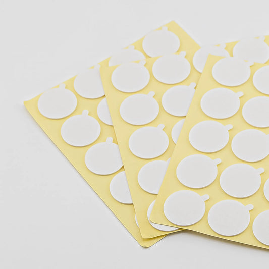 Pegatinas de Pabilo de Vela - Stickers para Fijar Pabilo de Vela | Adhesivos de Doble Cara para Vasos y Moldes