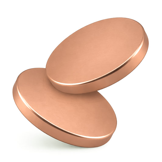 Tapa de Aluminio S para vasos de velas - Tapa para Vela Color Oro Rosado