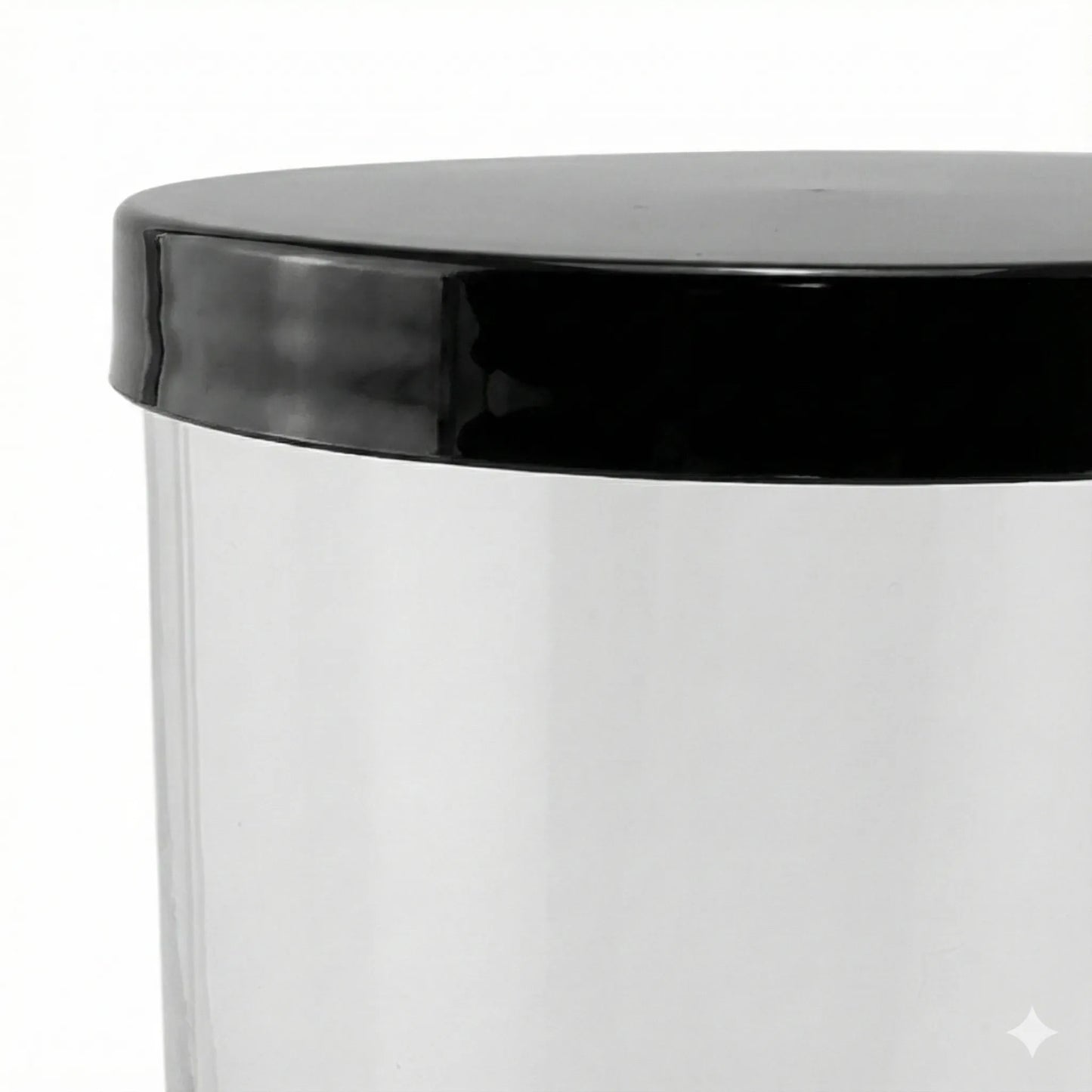 Tapa Plástica para Velas – PVC Protectora para Velas - Tamaño: M - Negro Brillante