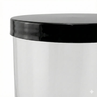 Tapa Plástica para Velas – PVC Protectora para Velas - Tamaño: M - Negro Brillante