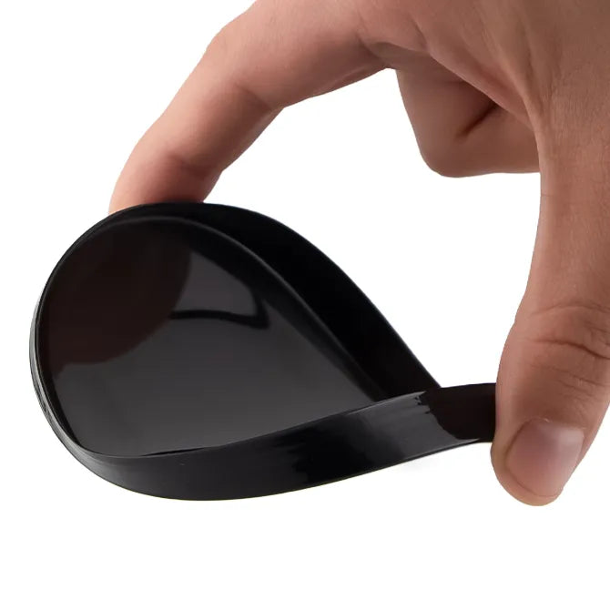 Tapa Plástica para Velas – PVC Protectora para Velas - Tamaño: M - Negro Brillante