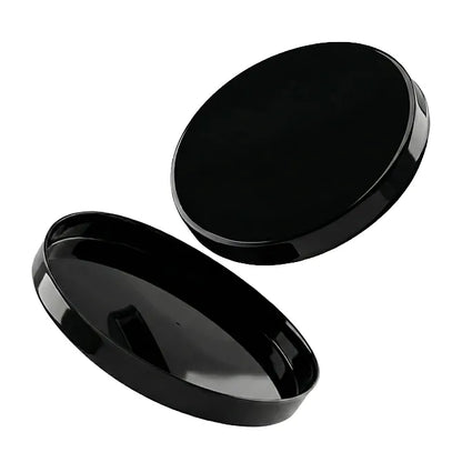 Tapa Plástica para Velas – PVC Protectora para Velas - Tamaño: M - Negro Brillante